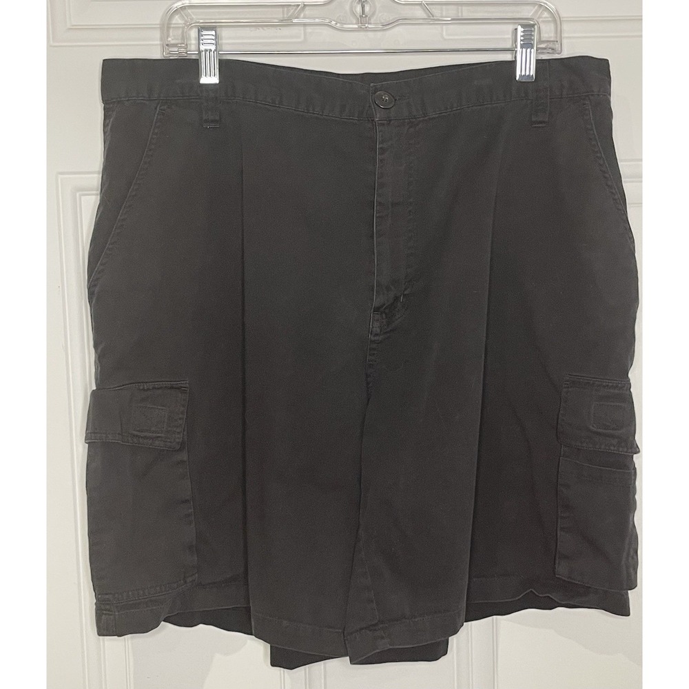 Big Dogs Cargo Shorts Men's Size 38 Black Distressed Outdoor Hiking